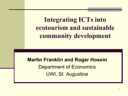 Integrating ICTs into ecotourism and sustainable …