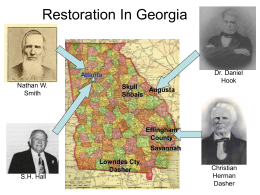 Restoration In Georgia
