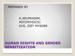 HUMAN RIGHTS - kvszietmysorephysics
