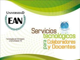 Diapositiva 1 - Universidad EAN