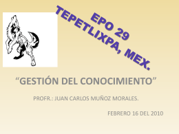 EPO 29 TEPETLIXPA, MEX.
