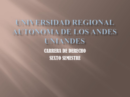 UNIVERSIDAD REGIONAL AUTONOMA DE LOS ANDES …