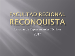 Facultad regional reconquista