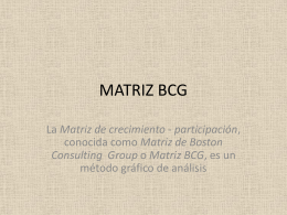 MATRIZ BCG