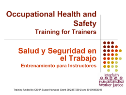 Occupational Injuries and Use of PPE among Hispanic