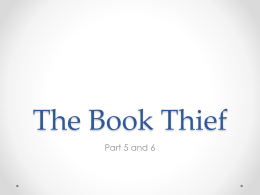 The Book Thief - Harrison High School