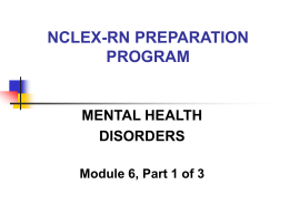 NCLEX PREPARATION PROGRAM MODULE 7