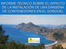 Impactos Puerto en El Gorguel