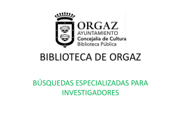 BIBLIOTECA DE ORGAZ