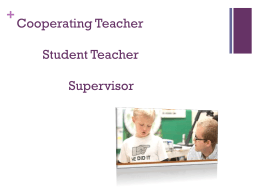 Cooperating Teachers
