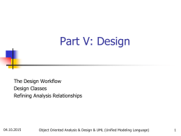 Object Oriented Analysis & Design & UML (Unified …