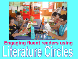 What are literature circles?