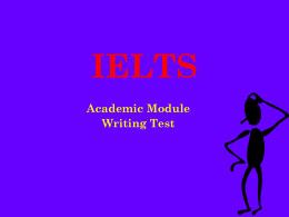 Ideas for IELTS - IELTS 3 Class blog | Just another