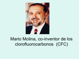 Mario Molina, co-inventor de los clorofluorocarbonos (CFC)