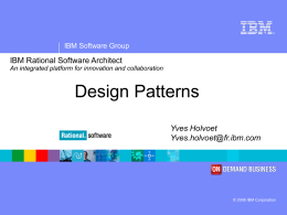 IBM Rational Software Arch v6 Sales Presentation