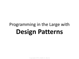 Design Patterns - UMKC School of Computing and …