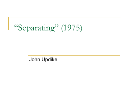 Separating” (1975)