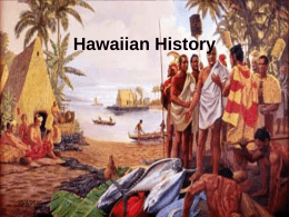 Hawaiian History 1840's-1900