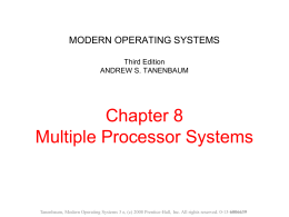 MODERN OPERATING SYSTEMS Third Edition ANDREW …