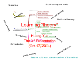 Learning “theory” - Chiang Mai University