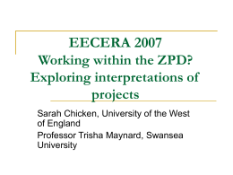 Working within the ZPD? Exploring interpretations of …