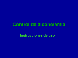 Control de alcoholemia