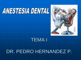 TEMA I DR. PEDRO HERNANDEZ P.
