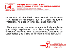 CLUB DEPORTIVO AMERICA PEDRO SELLARES