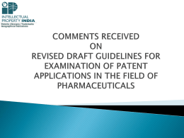 COMMENTS ON DRAFT BIOTECH GUIDELINES