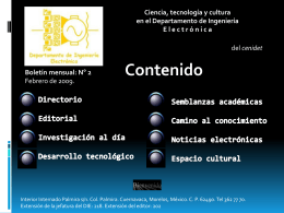 Diapositiva 1 - CENIDET - Centro Nacional de