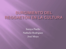 Surgimiento del Reggaeton en la Cultura