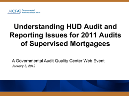 HUD Requirements for Supervised Lenders without notes