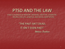 PTSD UPDATE - Stanford University