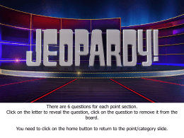 Jeopardy - Hectic Teacher