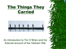 The Things They Carried by Tim O’Brien - trailblazers
