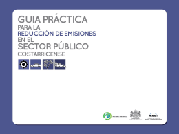 Presentacion Emisiones - Ministerio de Seguridad Publica
