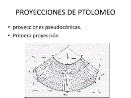 PROYECCIONES DE PTOLOMEO