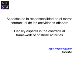 Aspectos de la responsabilidad en el marco contractual de