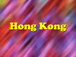 Hong Kong Facts - AG Web Services