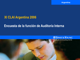 XI CLAI Argentina 2006