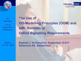 Use of Object-Oriented Modelling (OOM) Principles …
