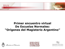 Diapositiva 1 - Biblioteca Nacional de Maestros