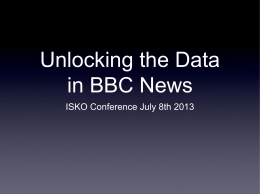 Linked Data in BBC News