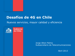 4. Posicionamiento de Chile en Desarrollo Digital Avances