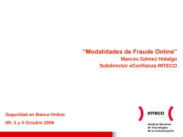 IIR Fraude Online 2006 - INCIBE