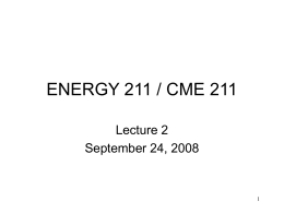 ENERGY 211 / CME 211 - Stanford University