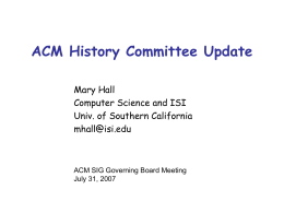 ACM History Committee