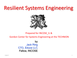 Resilient Systems - Technion
