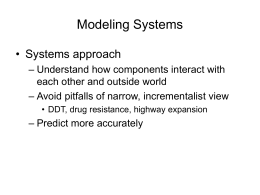 Modeling Complex Adaptive Systems