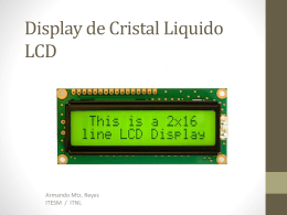 Display de Cristal Liquido LCD
